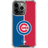MLB Chicago Cubs Split iPhone 15 Pro Clear Case